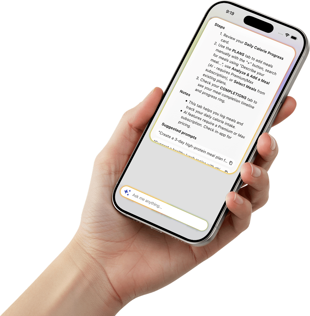 PERI AI responding inside the Connefi app